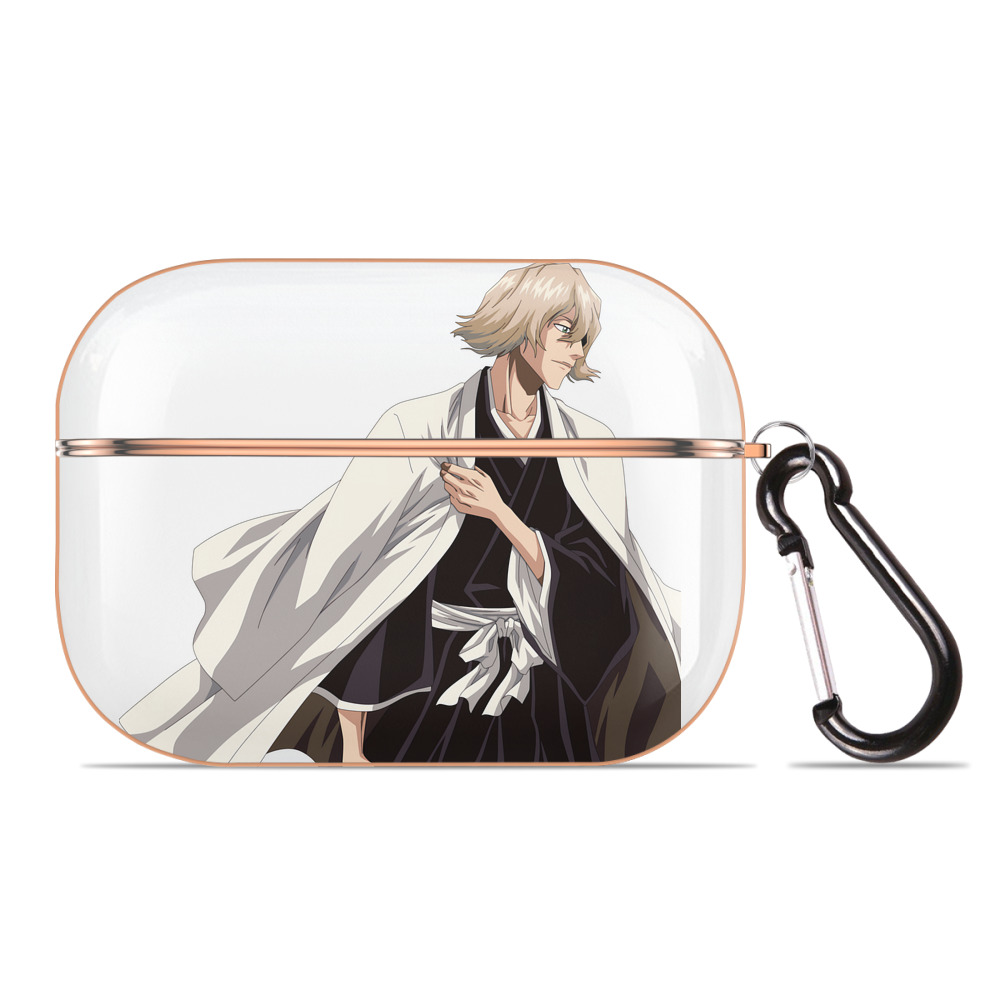 （画像用） "ブリーチ 浦原 喜助（うらはら きすけ） BLEACH Urahara Kisuke " 【AirPods Pro用】ハードシェル保護ケース｜耐衝撃・防指紋・カラビナ付き商品仕様