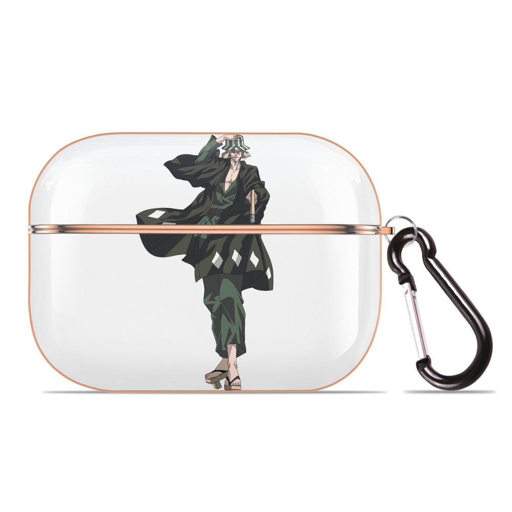 （画像用） "ブリーチ 浦原 喜助（うらはら きすけ） BLEACH Urahara Kisuke " 【AirPods Pro用】ハードシェル保護ケース｜耐衝撃・防指紋・カラビナ付き商品仕様