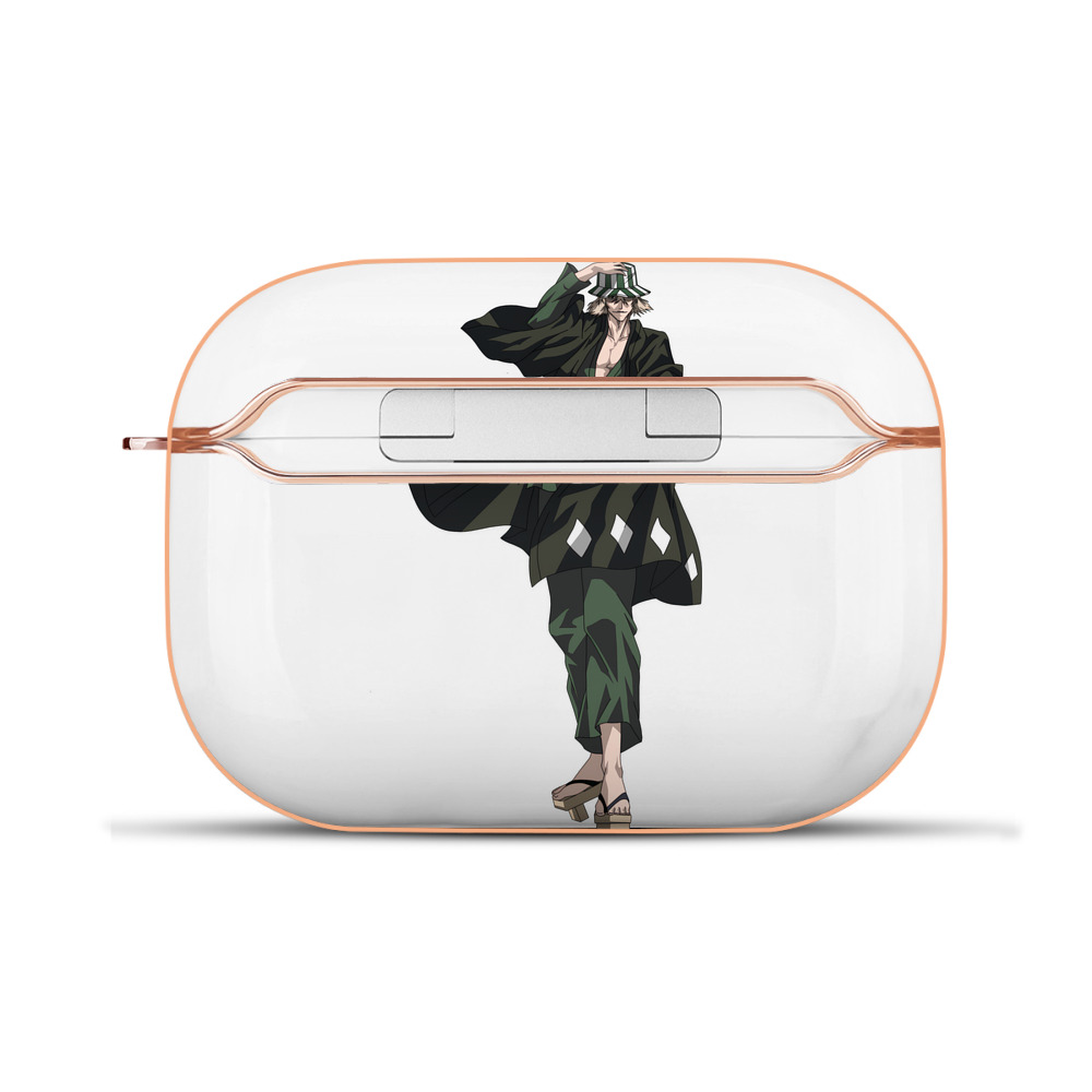 （画像用） "ブリーチ 浦原 喜助（うらはら きすけ） BLEACH Urahara Kisuke " 【AirPods Pro用】ハードシェル保護ケース｜耐衝撃・防指紋・カラビナ付き商品仕様