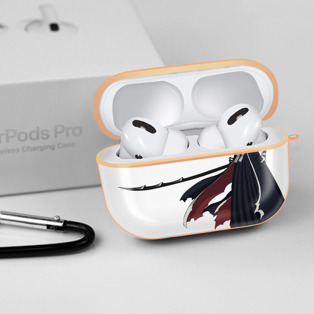 ブリーチ 黒崎一護（くろさき いちご）BLEACH Kurosaki Ichigo 【AirPods Pro用】ハードシェル保護ケース｜耐衝撃・防指紋・カラビナ付き商品仕様