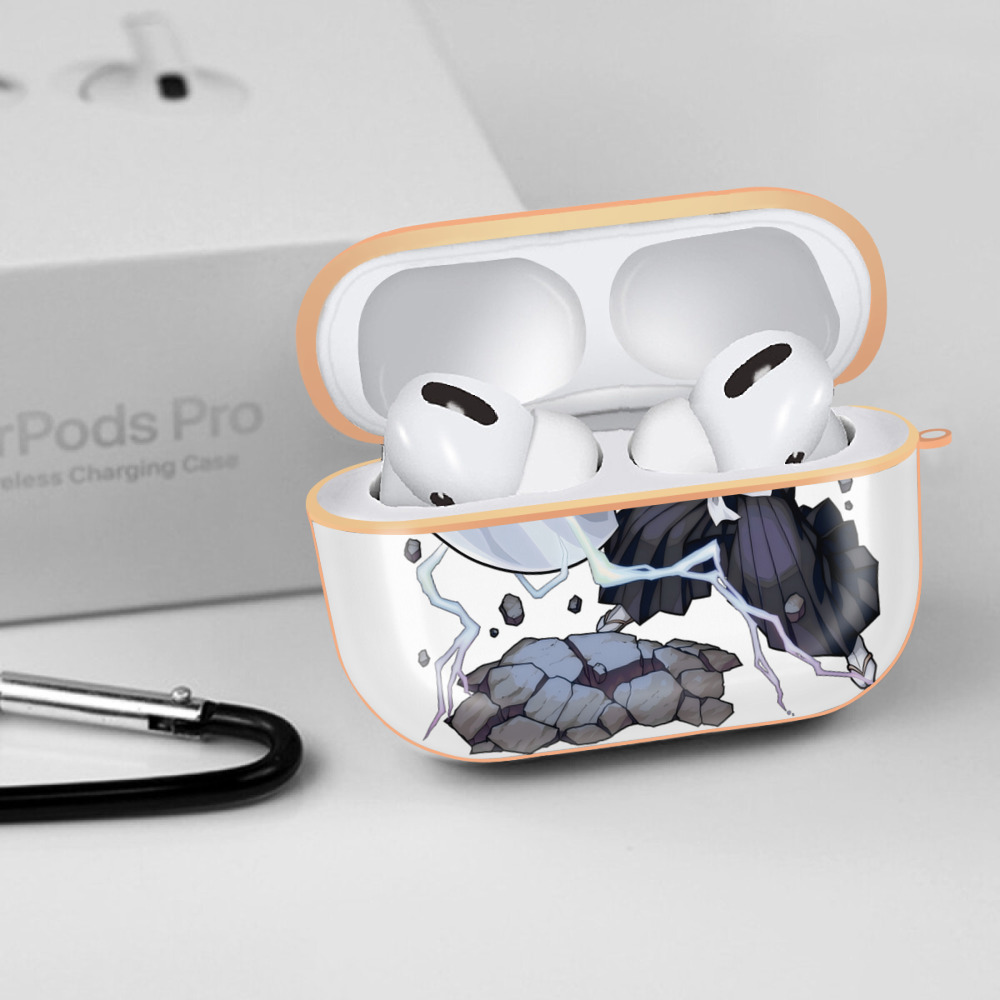 ブリーチ 黒崎一護（くろさき いちご）BLEACH Kurosaki Ichigo 【AirPods Pro用】ハードシェル保護ケース｜耐衝撃・防指紋・カラビナ付き商品仕様