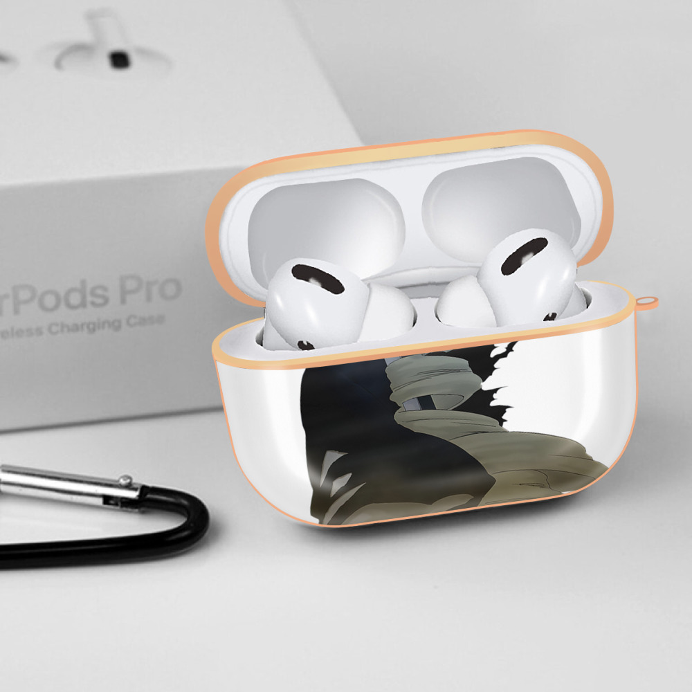 ブリーチ 黒崎一護（くろさき いちご）BLEACH Kurosaki Ichigo 【AirPods Pro用】ハードシェル保護ケース｜耐衝撃・防指紋・カラビナ付き商品仕様