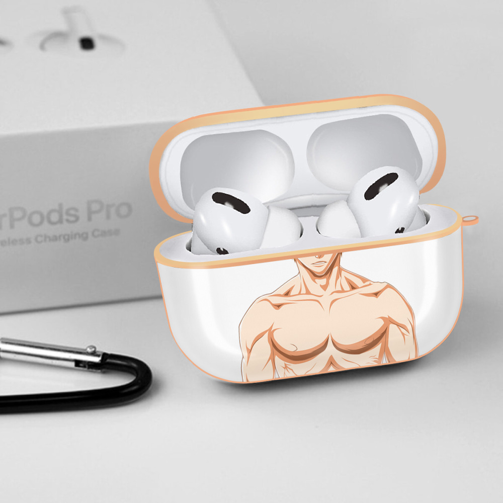 ブリーチ 黒崎一護（くろさき いちご）BLEACH Kurosaki Ichigo 【AirPods Pro用】ハードシェル保護ケース｜耐衝撃・防指紋・カラビナ付き商品仕様