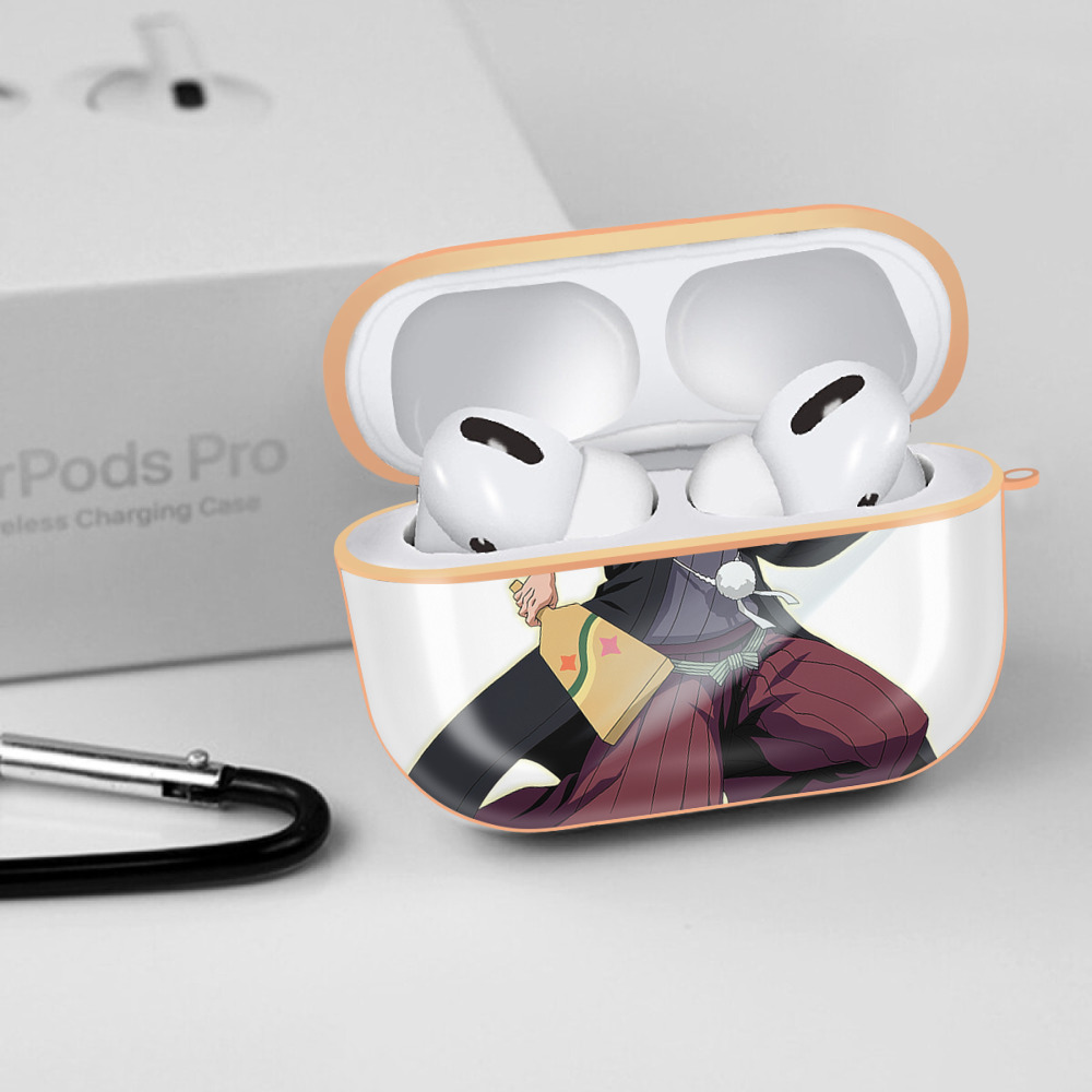 ブリーチ 黒崎一護（くろさき いちご）BLEACH Kurosaki Ichigo 【AirPods Pro用】ハードシェル保護ケース｜耐衝撃・防指紋・カラビナ付き商品仕様