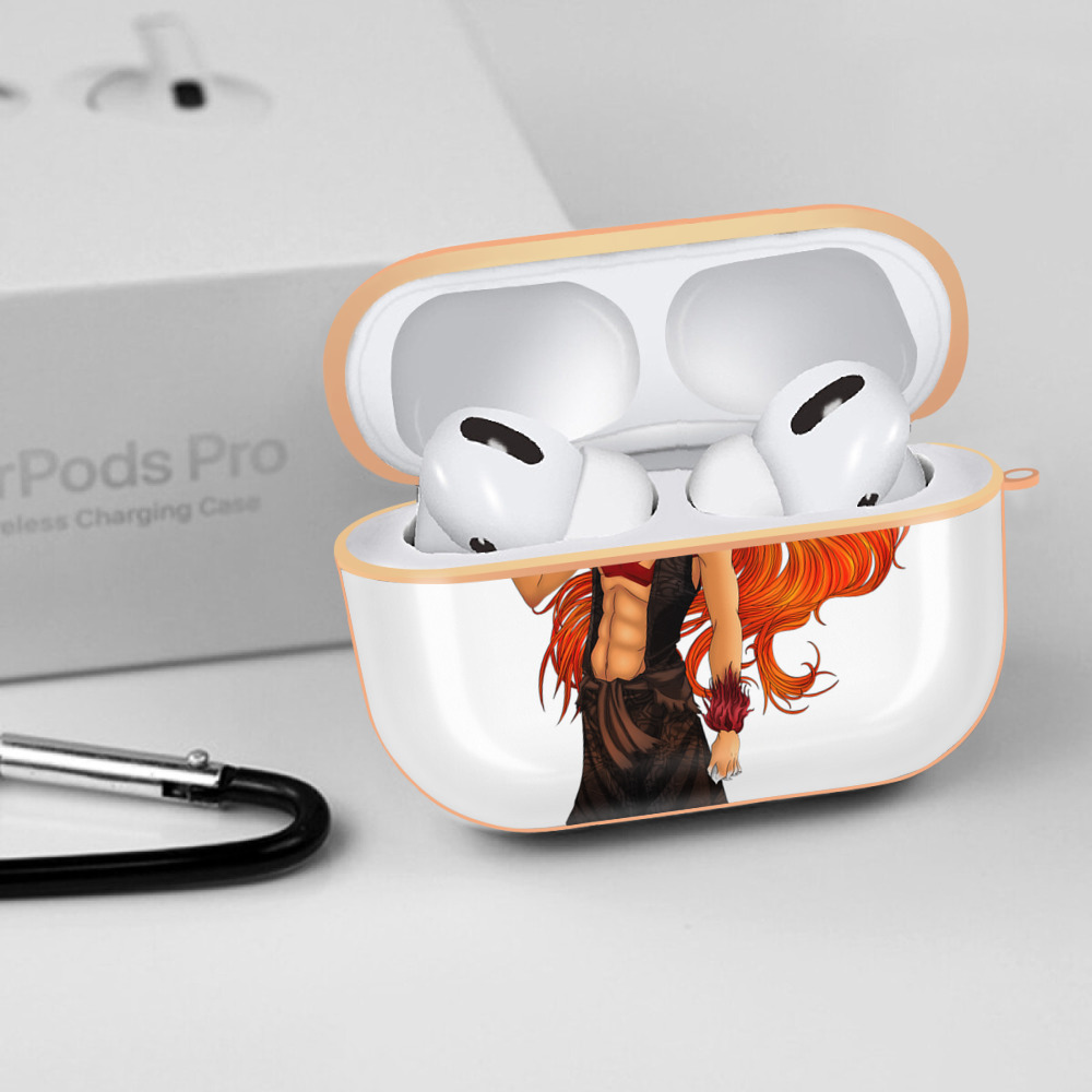 ブリーチ 黒崎一護（くろさき いちご）BLEACH Kurosaki Ichigo 【AirPods Pro用】ハードシェル保護ケース｜耐衝撃・防指紋・カラビナ付き商品仕様