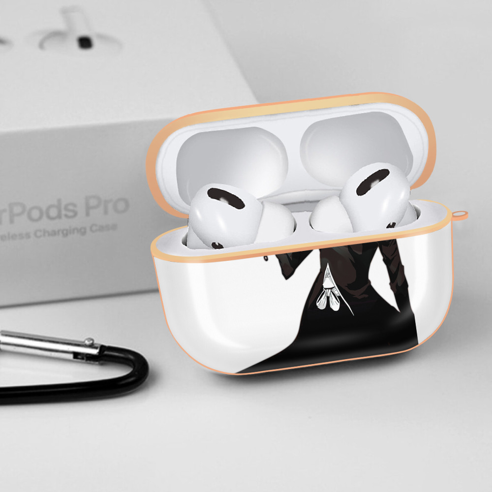 ブリーチ 黒崎一護（くろさき いちご）BLEACH Kurosaki Ichigo 【AirPods Pro用】ハードシェル保護ケース｜耐衝撃・防指紋・カラビナ付き商品仕様