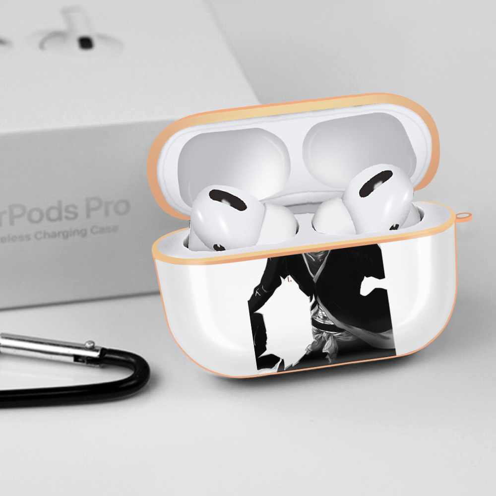 ブリーチ 黒崎一護（くろさき いちご）BLEACH Kurosaki Ichigo 【AirPods Pro用】ハードシェル保護ケース｜耐衝撃・防指紋・カラビナ付き商品仕様
