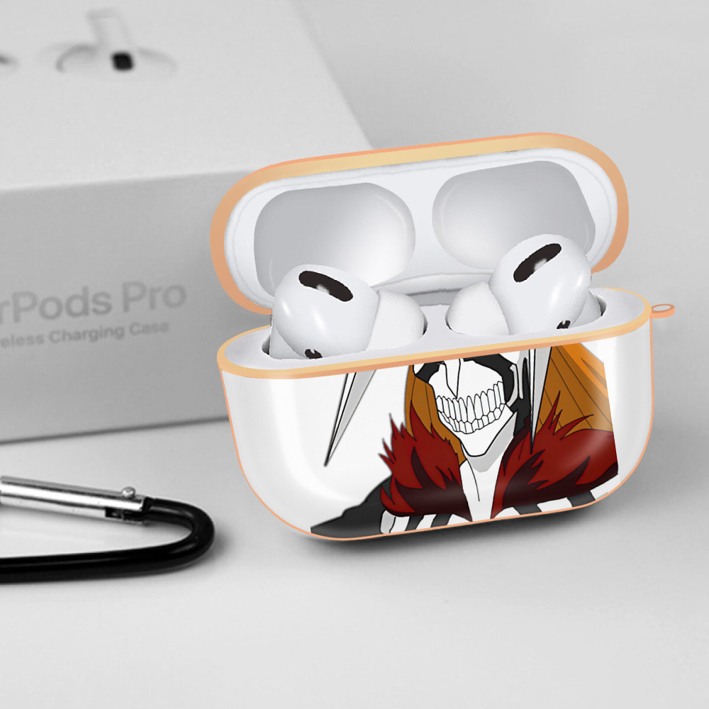 ブリーチ 黒崎一護（くろさき いちご）BLEACH Kurosaki Ichigo 【AirPods Pro用】ハードシェル保護ケース｜耐衝撃・防指紋・カラビナ付き商品仕様