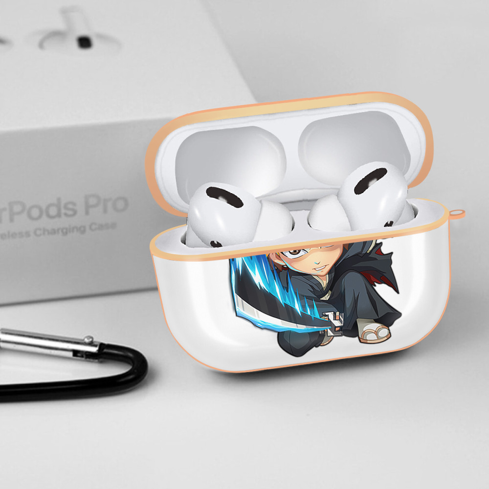ブリーチ 黒崎一護（くろさき いちご）BLEACH Kurosaki Ichigo 【AirPods Pro用】ハードシェル保護ケース｜耐衝撃・防指紋・カラビナ付き商品仕様