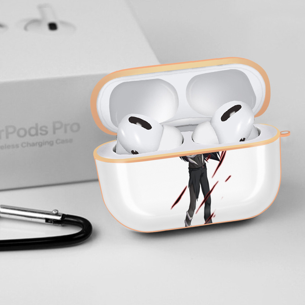 ブリーチ 黒崎一護（くろさき いちご）BLEACH Kurosaki Ichigo 【AirPods Pro用】ハードシェル保護ケース｜耐衝撃・防指紋・カラビナ付き商品仕様