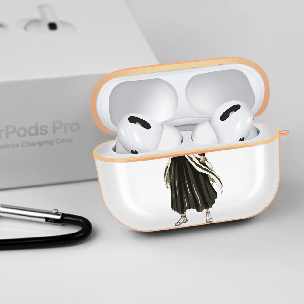 ブリーチ 黒崎一護（くろさき いちご）BLEACH Kurosaki Ichigo 【AirPods Pro用】ハードシェル保護ケース｜耐衝撃・防指紋・カラビナ付き商品仕様