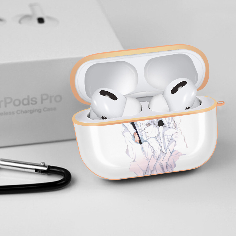 ブリーチ 黒崎一護（くろさき いちご）BLEACH Kurosaki Ichigo 【AirPods Pro用】ハードシェル保護ケース｜耐衝撃・防指紋・カラビナ付き商品仕様