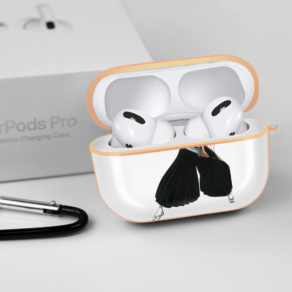 ブリーチ 黒崎一護（くろさき いちご）BLEACH Kurosaki Ichigo 【AirPods Pro用】ハードシェル保護ケース｜耐衝撃・防指紋・カラビナ付き商品仕様