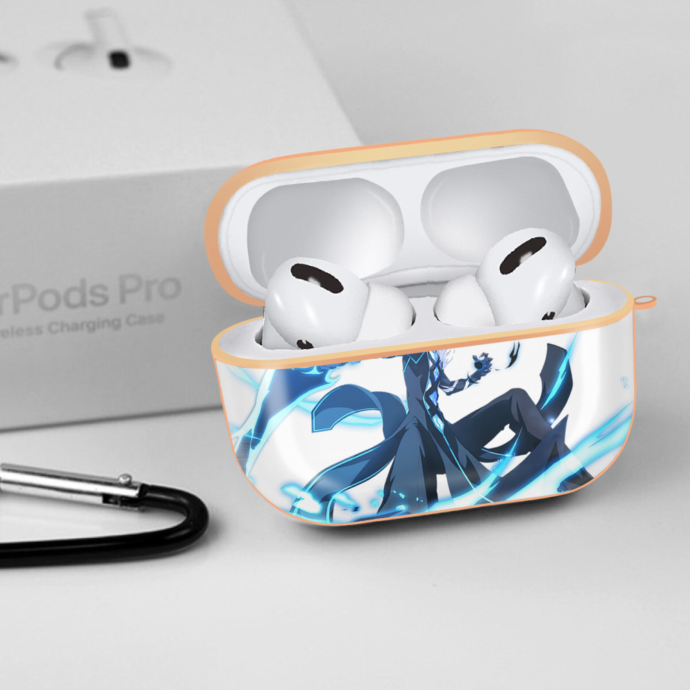 ブリーチ 黒崎一護（くろさき いちご）BLEACH Kurosaki Ichigo 【AirPods Pro用】ハードシェル保護ケース｜耐衝撃・防指紋・カラビナ付き商品仕様
