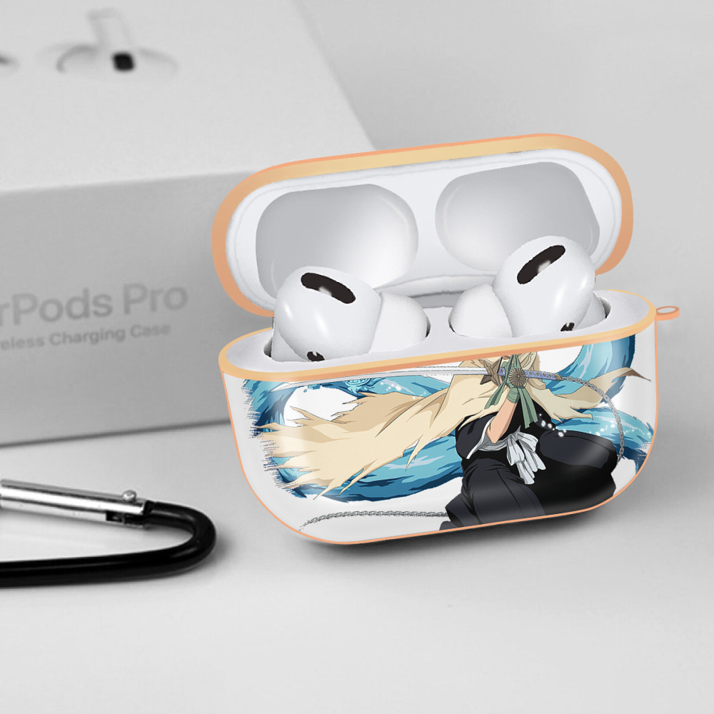 ブリーチ 日番谷冬獅郎（ひつがや とうしろう） BLEACH Hitsugaya Toushirou 【AirPods Pro用】ハードシェル保護ケース｜耐衝撃・防指紋・カラビナ付き商品仕様