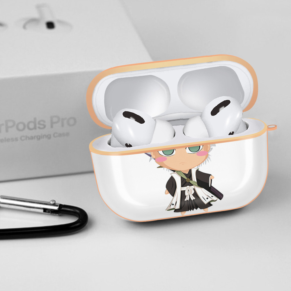 ブリーチ 日番谷冬獅郎（ひつがや とうしろう） BLEACH Hitsugaya Toushirou 【AirPods Pro用】ハードシェル保護ケース｜耐衝撃・防指紋・カラビナ付き商品仕様