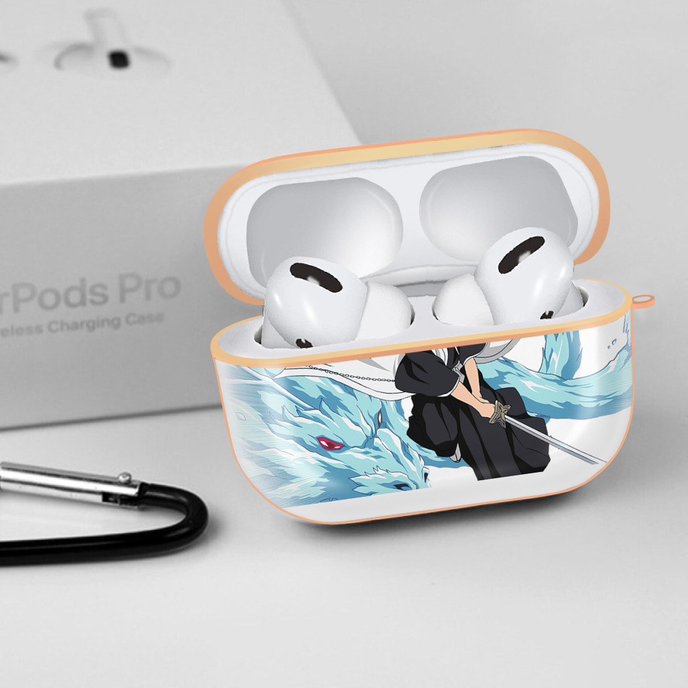 ブリーチ 日番谷冬獅郎（ひつがや とうしろう） BLEACH Hitsugaya Toushirou 【AirPods Pro用】ハードシェル保護ケース｜耐衝撃・防指紋・カラビナ付き商品仕様