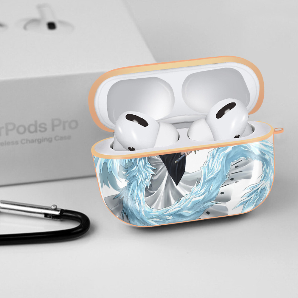 ブリーチ 日番谷冬獅郎（ひつがや とうしろう） BLEACH Hitsugaya Toushirou 【AirPods Pro用】ハードシェル保護ケース｜耐衝撃・防指紋・カラビナ付き商品仕様