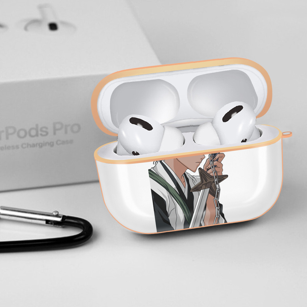 ブリーチ 日番谷冬獅郎（ひつがや とうしろう） BLEACH Hitsugaya Toushirou 【AirPods Pro用】ハードシェル保護ケース｜耐衝撃・防指紋・カラビナ付き商品仕様