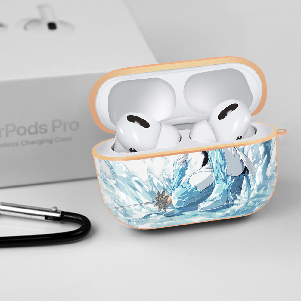 ブリーチ 日番谷冬獅郎（ひつがや とうしろう） BLEACH Hitsugaya Toushirou 【AirPods Pro用】ハードシェル保護ケース｜耐衝撃・防指紋・カラビナ付き商品仕様