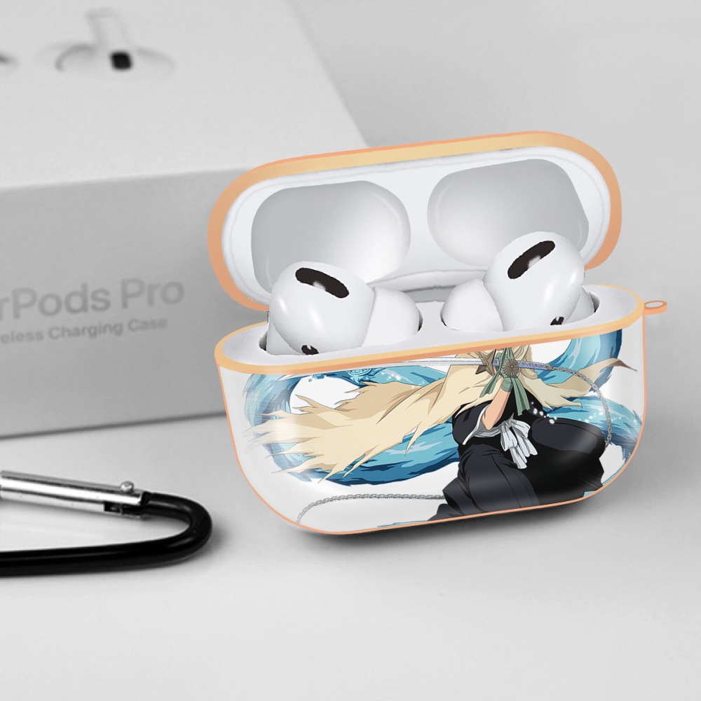 ブリーチ 日番谷冬獅郎（ひつがや とうしろう） BLEACH Hitsugaya Toushirou 【AirPods Pro用】ハードシェル保護ケース｜耐衝撃・防指紋・カラビナ付き商品仕様