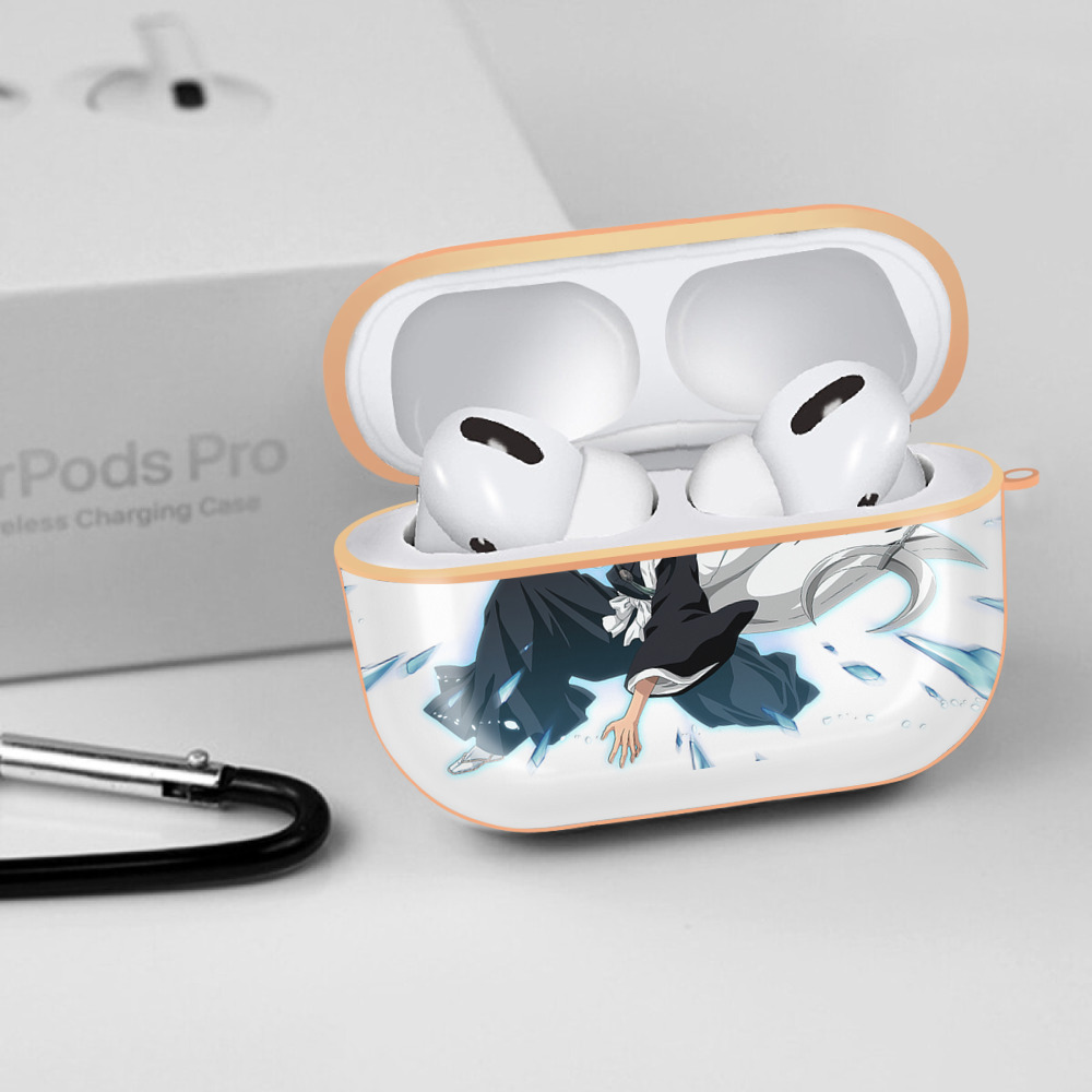 ブリーチ 日番谷冬獅郎（ひつがや とうしろう） BLEACH Hitsugaya Toushirou 【AirPods Pro用】ハードシェル保護ケース｜耐衝撃・防指紋・カラビナ付き商品仕様