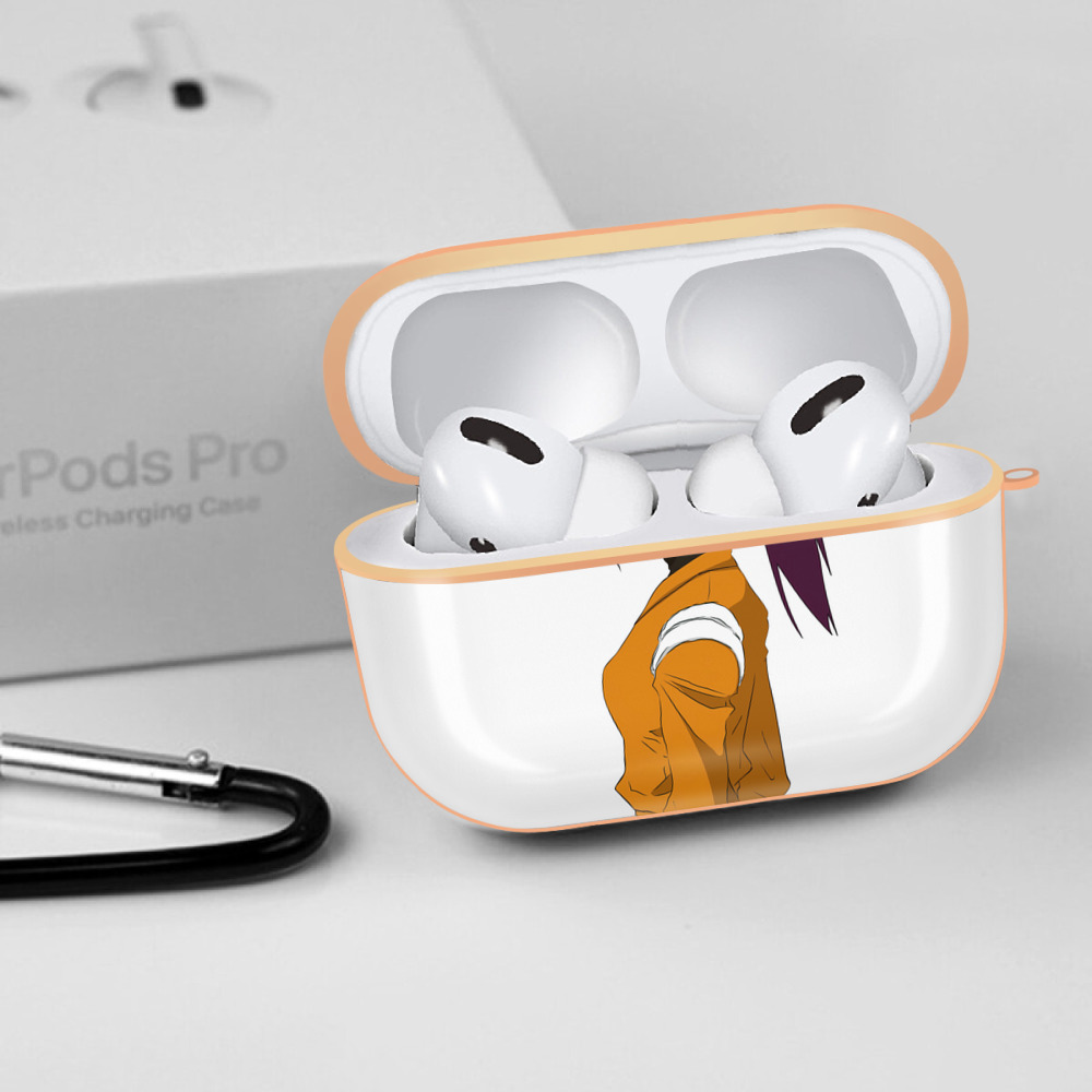 ブリーチ 四楓院 夜一（しほういん よるいち） BLEACH Shihouin Yoruichi 【AirPods Pro用】ハードシェル保護ケース｜耐衝撃・防指紋・カラビナ付き商品仕様