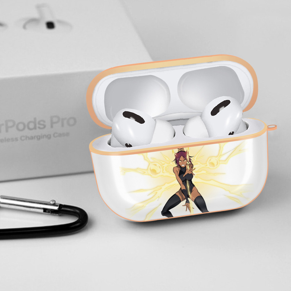 ブリーチ 四楓院 夜一（しほういん よるいち） BLEACH Shihouin Yoruichi 【AirPods Pro用】ハードシェル保護ケース｜耐衝撃・防指紋・カラビナ付き商品仕様