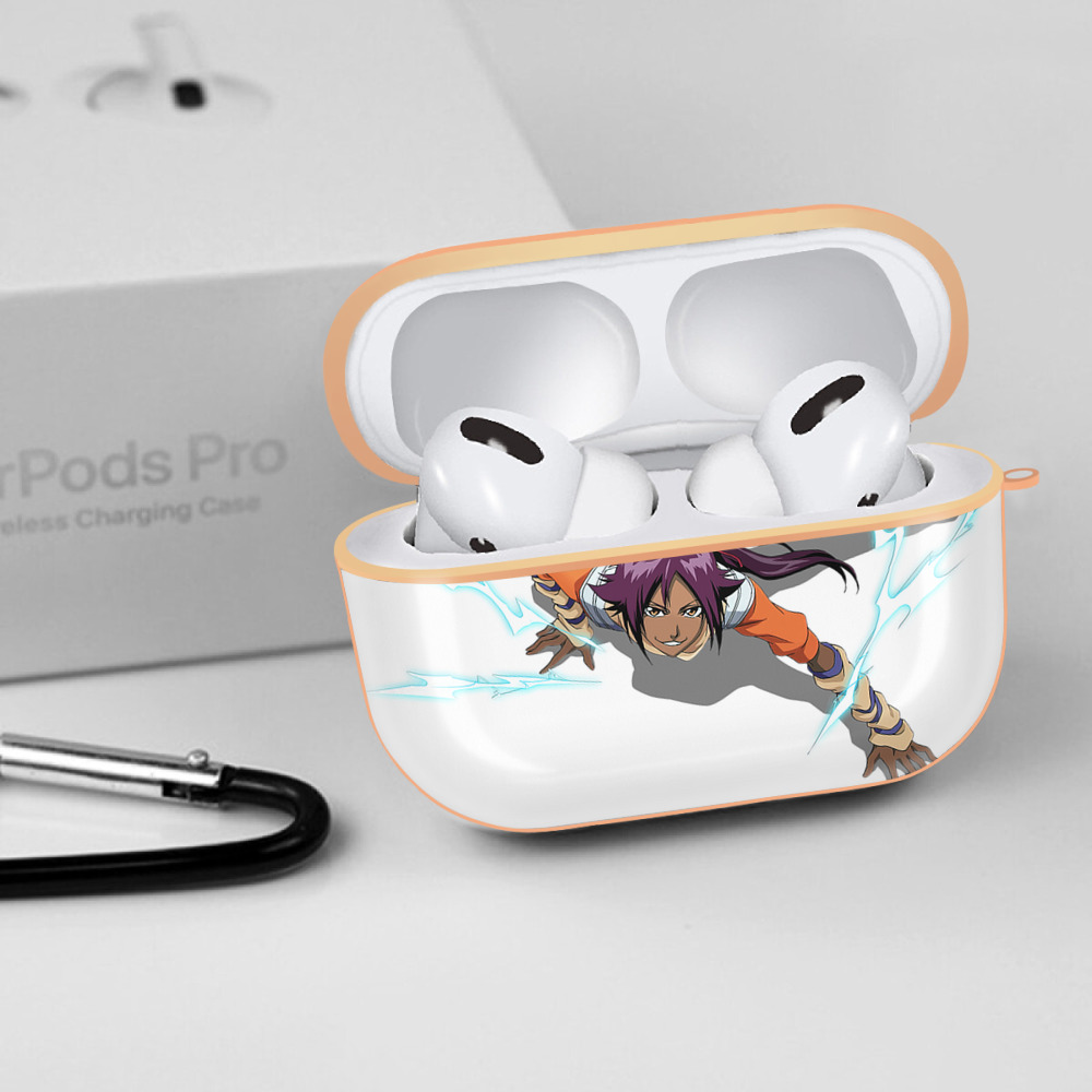 ブリーチ 四楓院 夜一（しほういん よるいち） BLEACH Shihouin Yoruichi 【AirPods Pro用】ハードシェル保護ケース｜耐衝撃・防指紋・カラビナ付き商品仕様