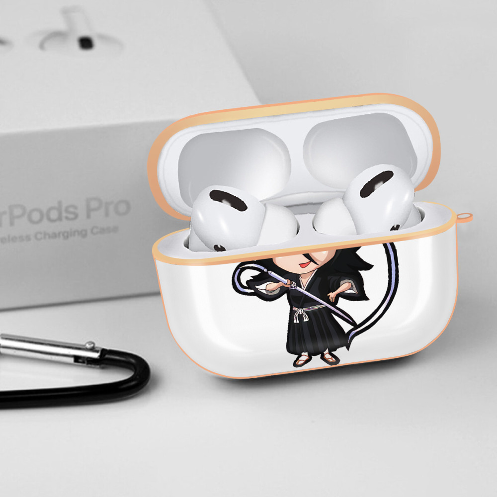 ブリーチ 朽木ルキア BLEACH Kuchiki Rukia 【AirPods Pro用】ハードシェル保護ケース｜耐衝撃・防指紋・カラビナ付き商品仕様