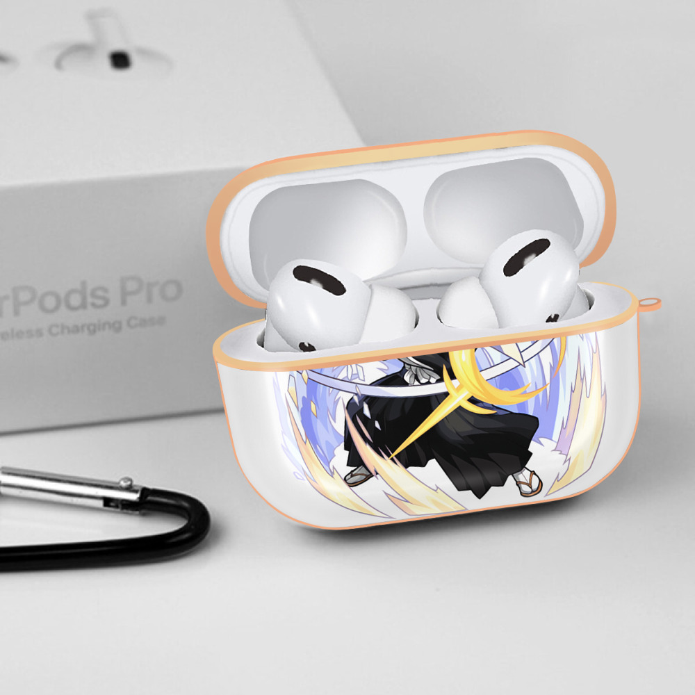 ブリーチ 朽木ルキア BLEACH Kuchiki Rukia 【AirPods Pro用】ハードシェル保護ケース｜耐衝撃・防指紋・カラビナ付き商品仕様