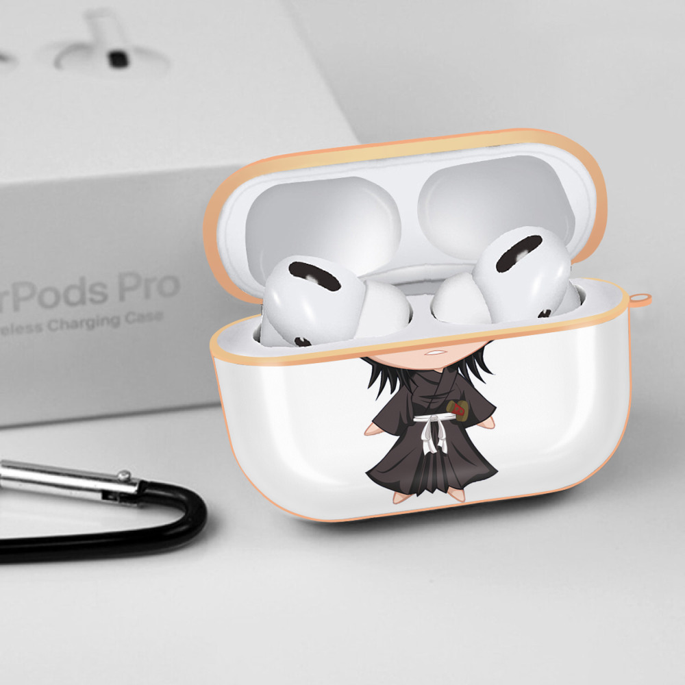 ブリーチ 朽木ルキア BLEACH Kuchiki Rukia 【AirPods Pro用】ハードシェル保護ケース｜耐衝撃・防指紋・カラビナ付き商品仕様