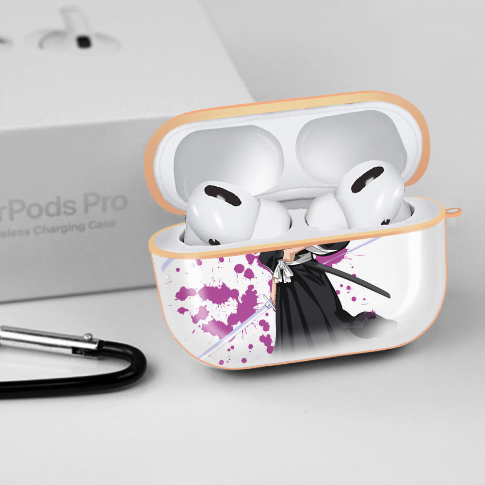 ブリーチ 朽木ルキア BLEACH Kuchiki Rukia 【AirPods Pro用】ハードシェル保護ケース｜耐衝撃・防指紋・カラビナ付き商品仕様