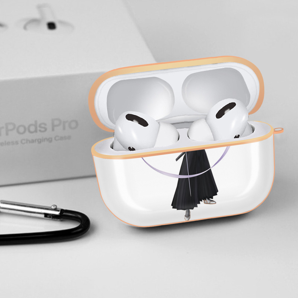 ブリーチ 朽木ルキア BLEACH Kuchiki Rukia 【AirPods Pro用】ハードシェル保護ケース｜耐衝撃・防指紋・カラビナ付き商品仕様