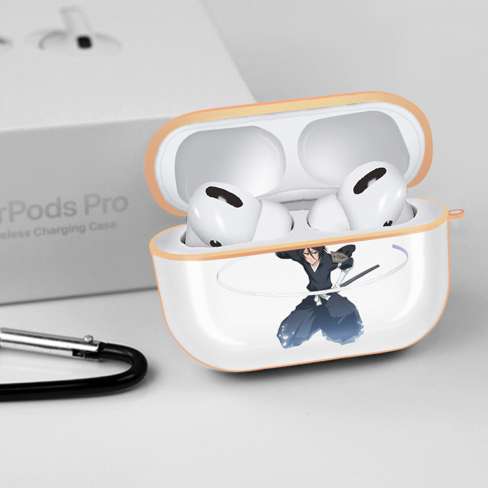 ブリーチ 朽木ルキア BLEACH Kuchiki Rukia 【AirPods Pro用】ハードシェル保護ケース｜耐衝撃・防指紋・カラビナ付き商品仕様