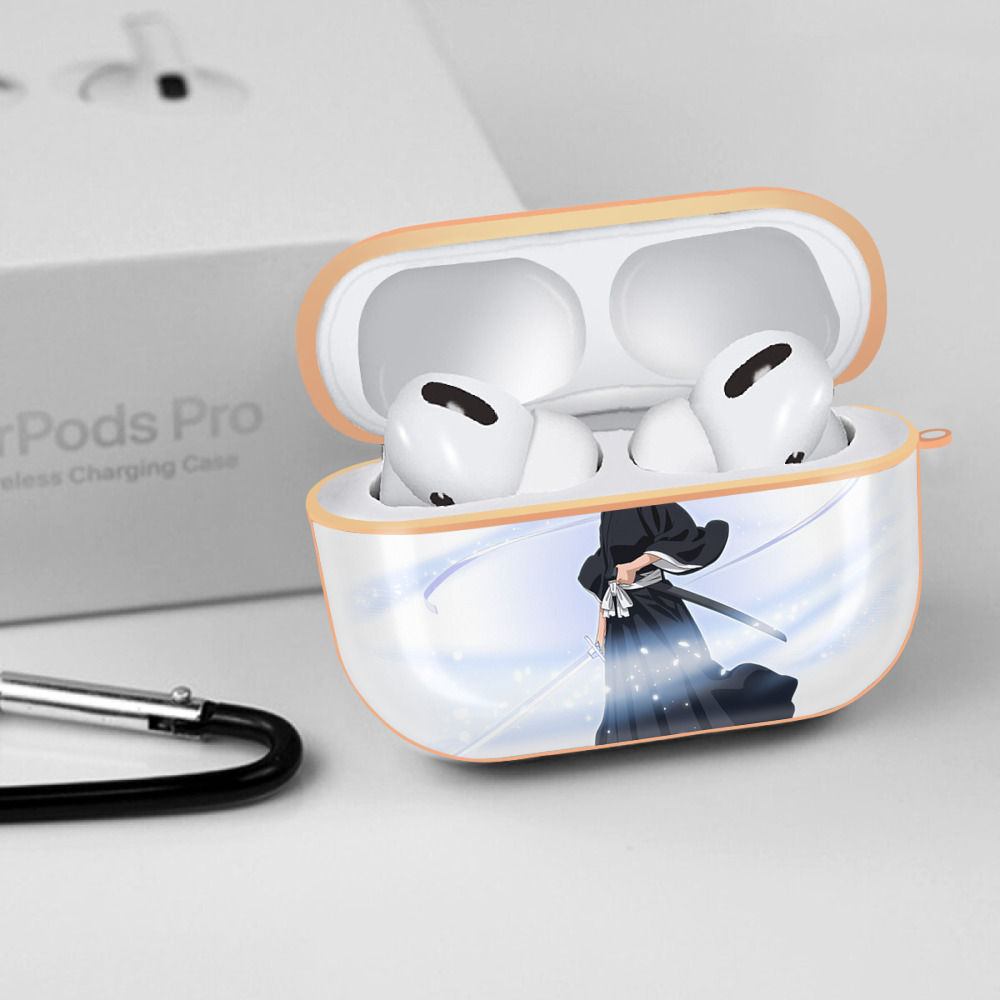 ブリーチ 朽木ルキア BLEACH Kuchiki Rukia 【AirPods Pro用】ハードシェル保護ケース｜耐衝撃・防指紋・カラビナ付き商品仕様