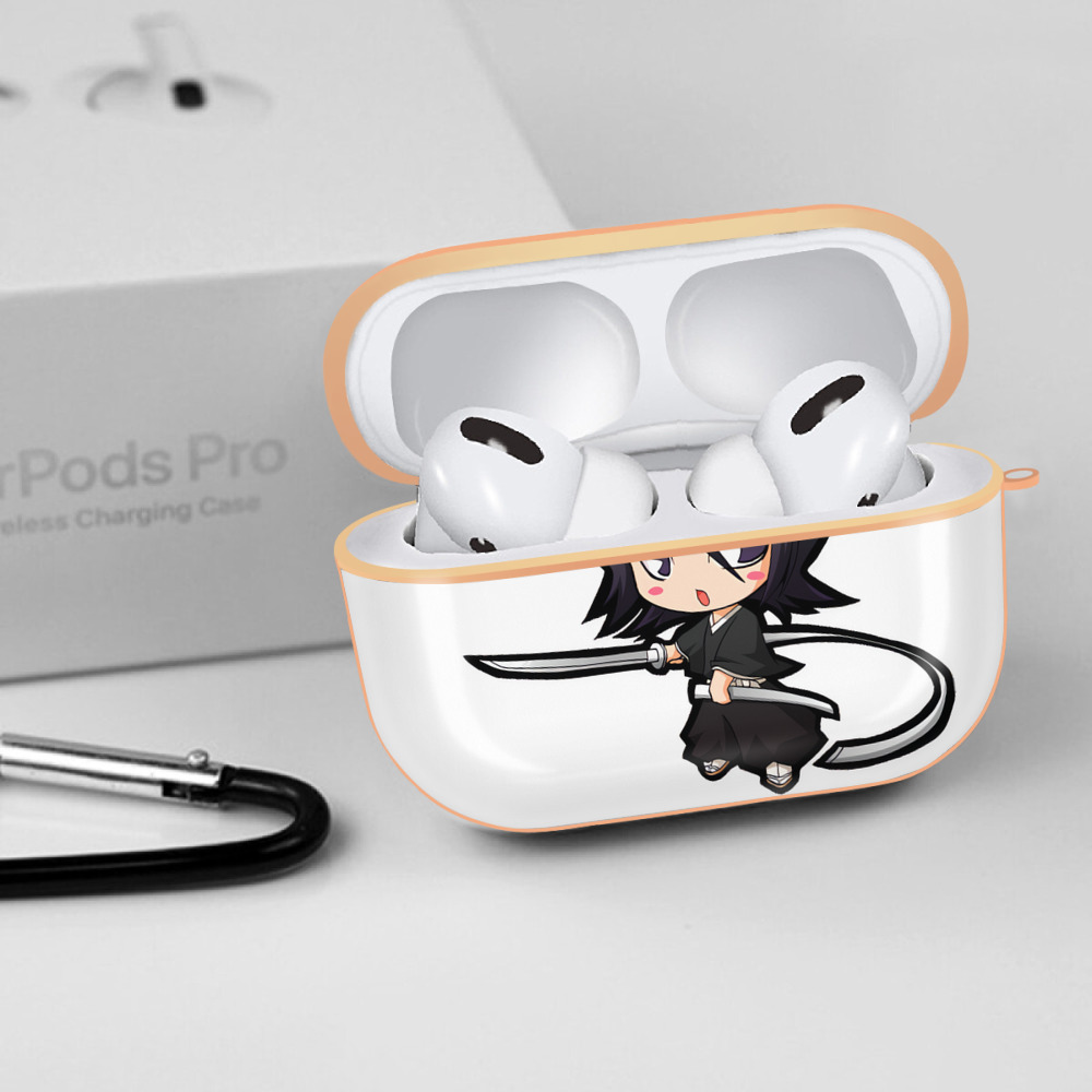 ブリーチ 朽木ルキア BLEACH Kuchiki Rukia 【AirPods Pro用】ハードシェル保護ケース｜耐衝撃・防指紋・カラビナ付き商品仕様