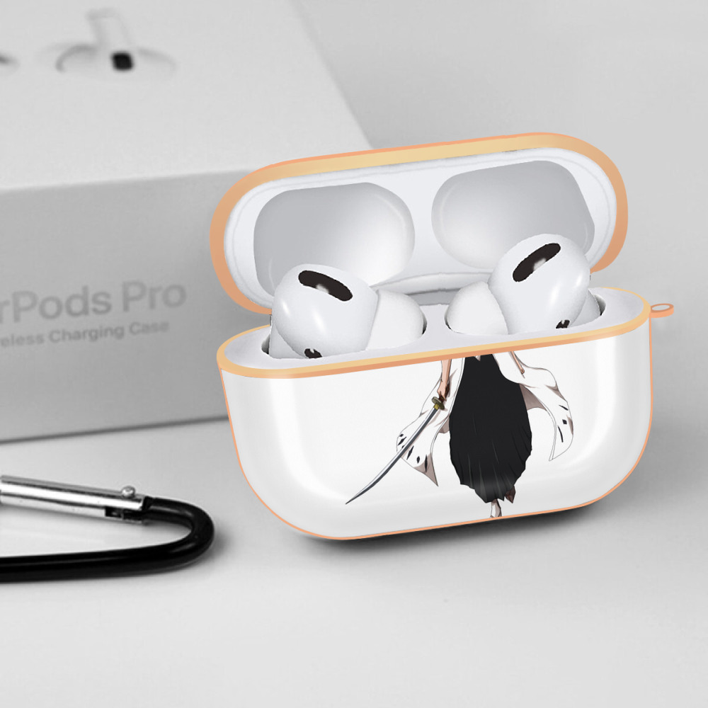 ブリーチ 朽木ルキア BLEACH Kuchiki Rukia 【AirPods Pro用】ハードシェル保護ケース｜耐衝撃・防指紋・カラビナ付き商品仕様