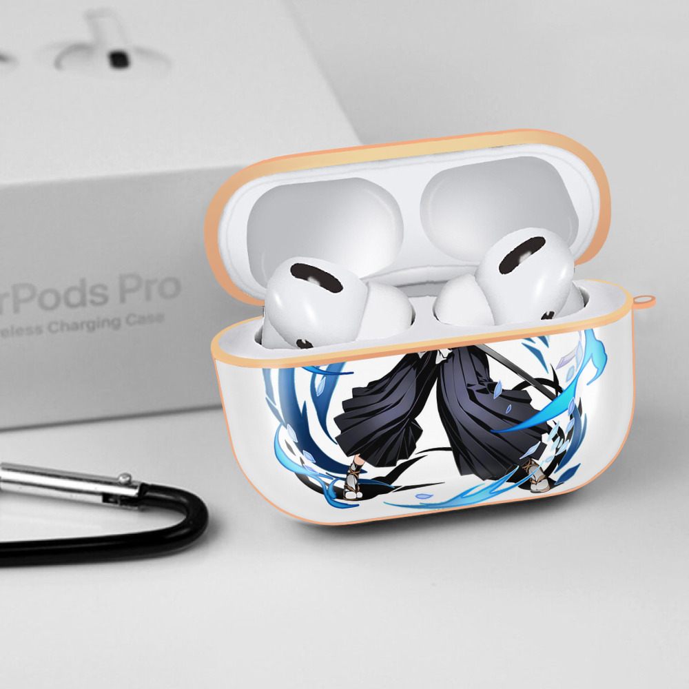 ブリーチ 朽木ルキア BLEACH Kuchiki Rukia 【AirPods Pro用】ハードシェル保護ケース｜耐衝撃・防指紋・カラビナ付き商品仕様