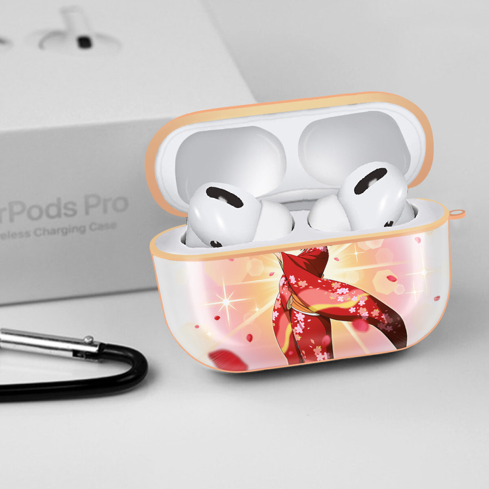 ブリーチ 朽木ルキア BLEACH Kuchiki Rukia 【AirPods Pro用】ハードシェル保護ケース｜耐衝撃・防指紋・カラビナ付き商品仕様