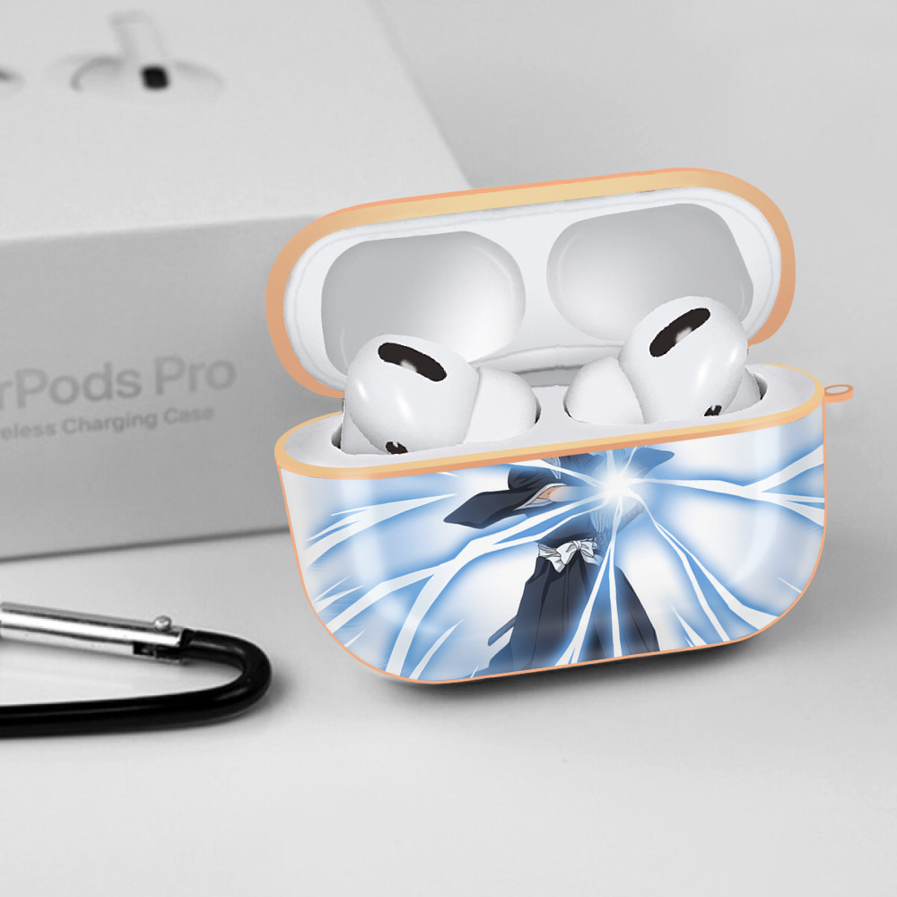 ブリーチ 朽木ルキア BLEACH Kuchiki Rukia 【AirPods Pro用】ハードシェル保護ケース｜耐衝撃・防指紋・カラビナ付き商品仕様