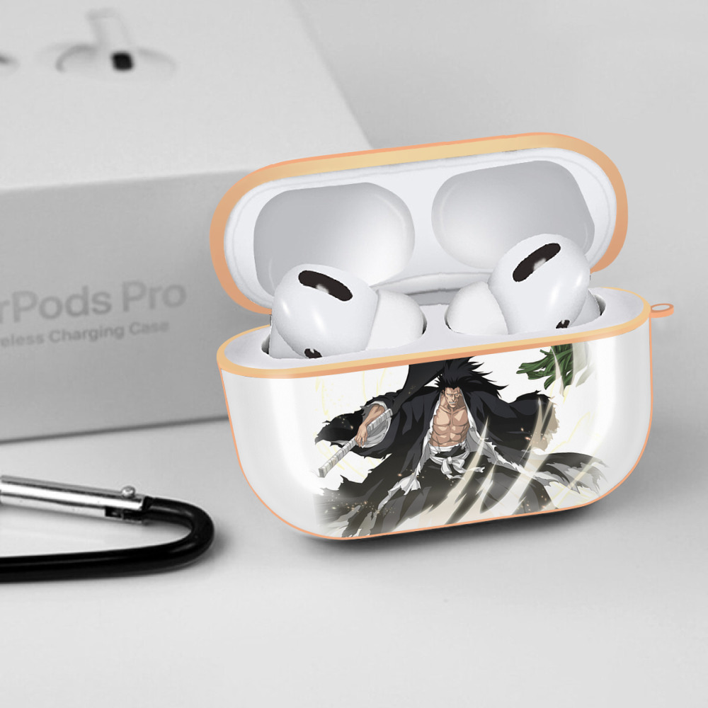 ブリーチ ざらき けんぱち BLEACH Zaraki Kenpachi 【AirPods Pro用】ハードシェル保護ケース｜耐衝撃・防指紋・カラビナ付き商品仕様
