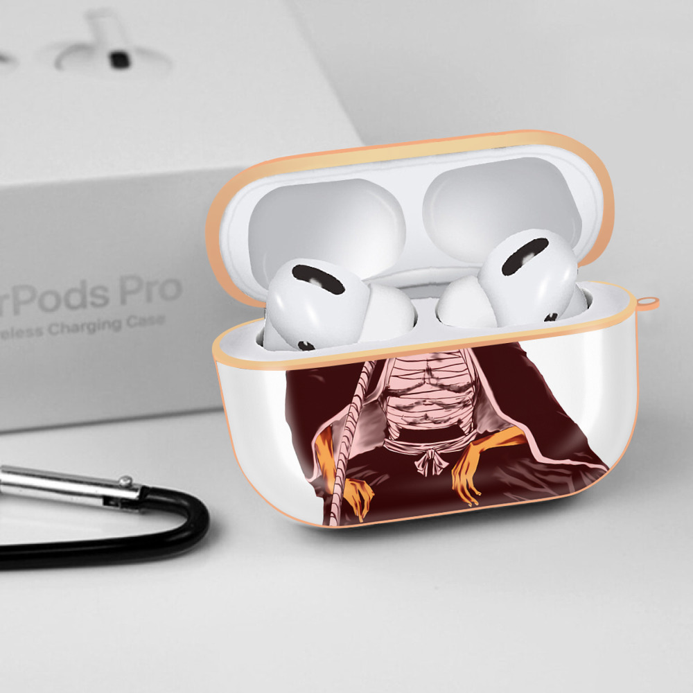 ブリーチ ざらき けんぱち BLEACH Zaraki Kenpachi 【AirPods Pro用】ハードシェル保護ケース｜耐衝撃・防指紋・カラビナ付き商品仕様