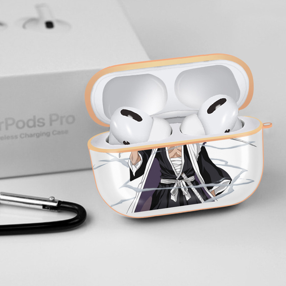 ブリーチ ざらき けんぱち BLEACH Zaraki Kenpachi 【AirPods Pro用】ハードシェル保護ケース｜耐衝撃・防指紋・カラビナ付き商品仕様