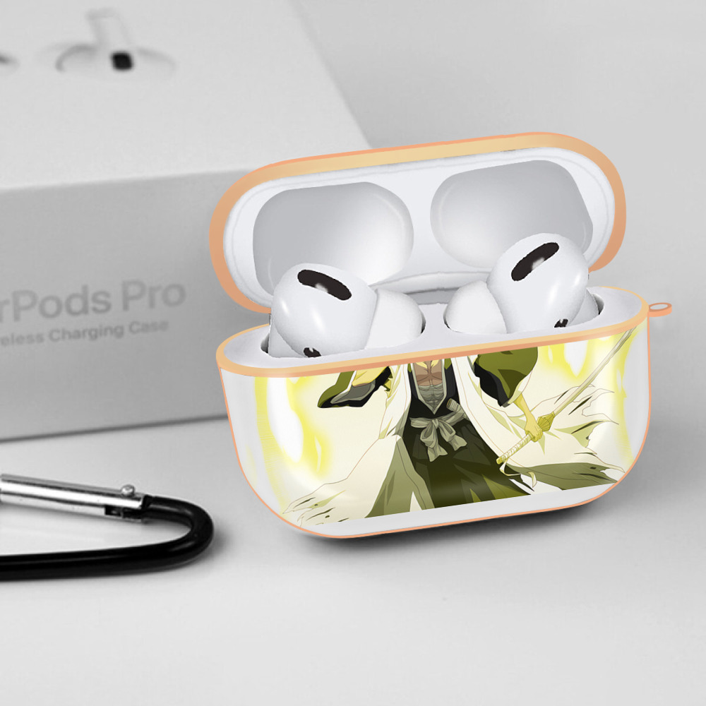 ブリーチ ざらき けんぱち BLEACH Zaraki Kenpachi 【AirPods Pro用】ハードシェル保護ケース｜耐衝撃・防指紋・カラビナ付き商品仕様