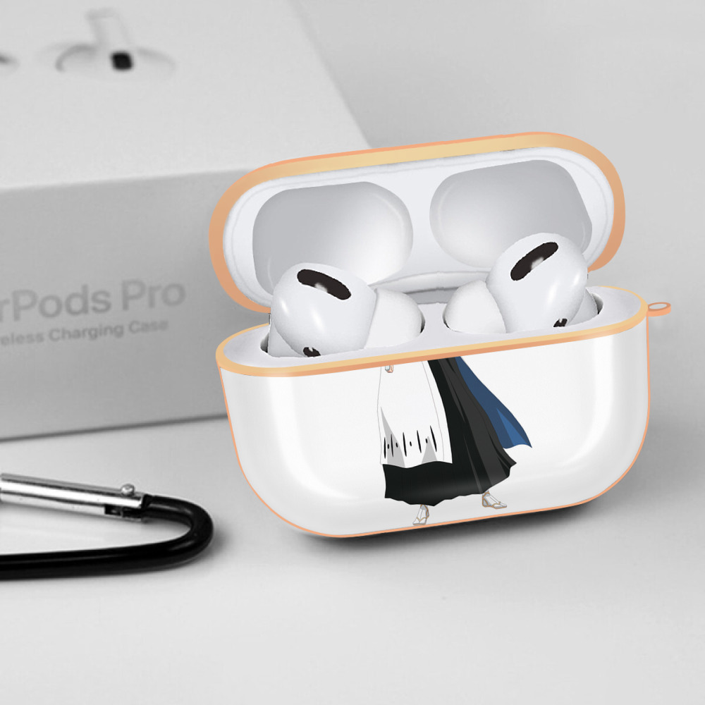 ブリーチ くちき びゃくや BLEACH Kuchiki Byakuya 【AirPods Pro用】ハードシェル保護ケース｜耐衝撃・防指紋・カラビナ付き商品仕様