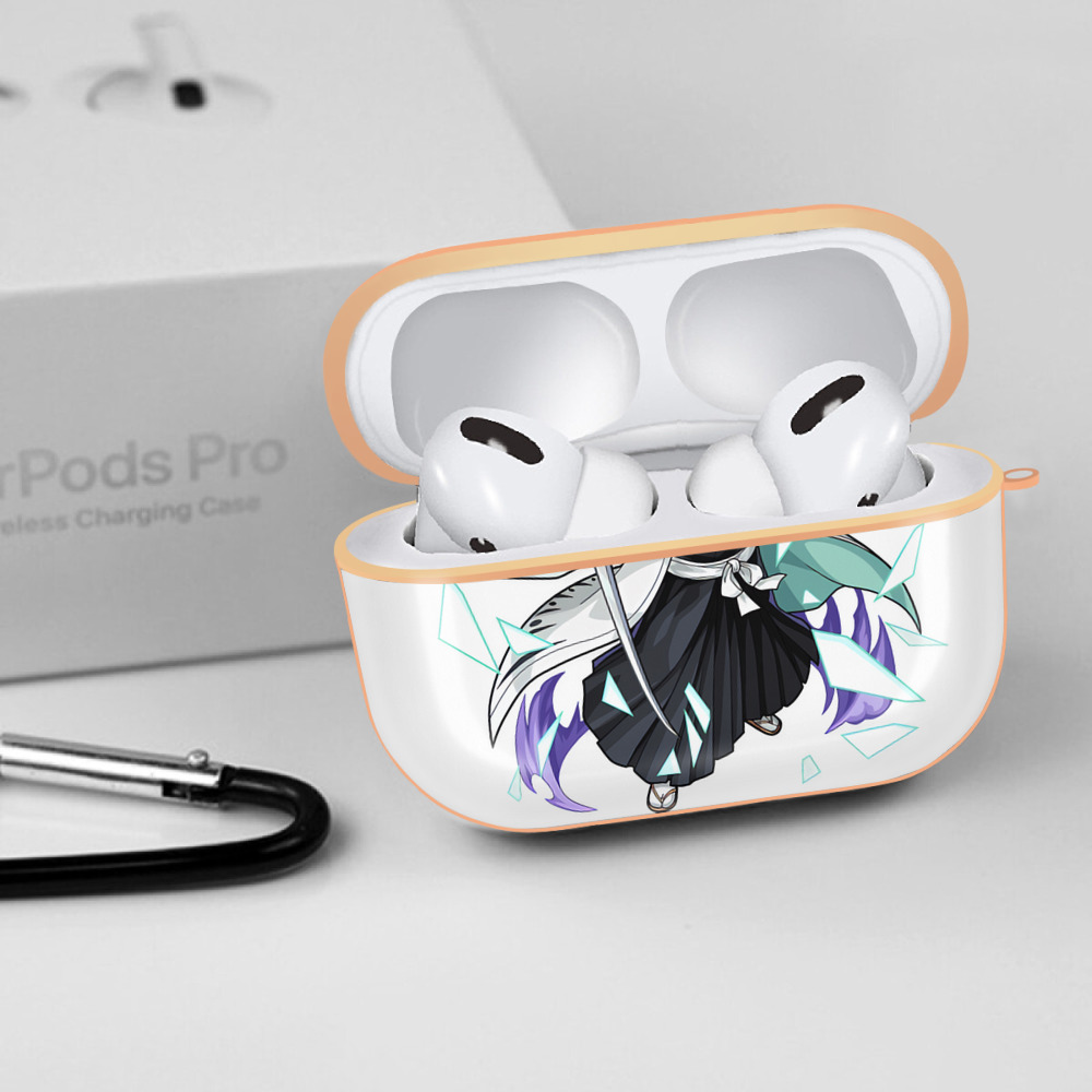 ブリーチ 藍染 惣右介（あいぜん そうすけ） BLEACH Aizen Sousuke 【AirPods Pro用】ハードシェル保護ケース｜耐衝撃・防指紋・カラビナ付き商品仕様