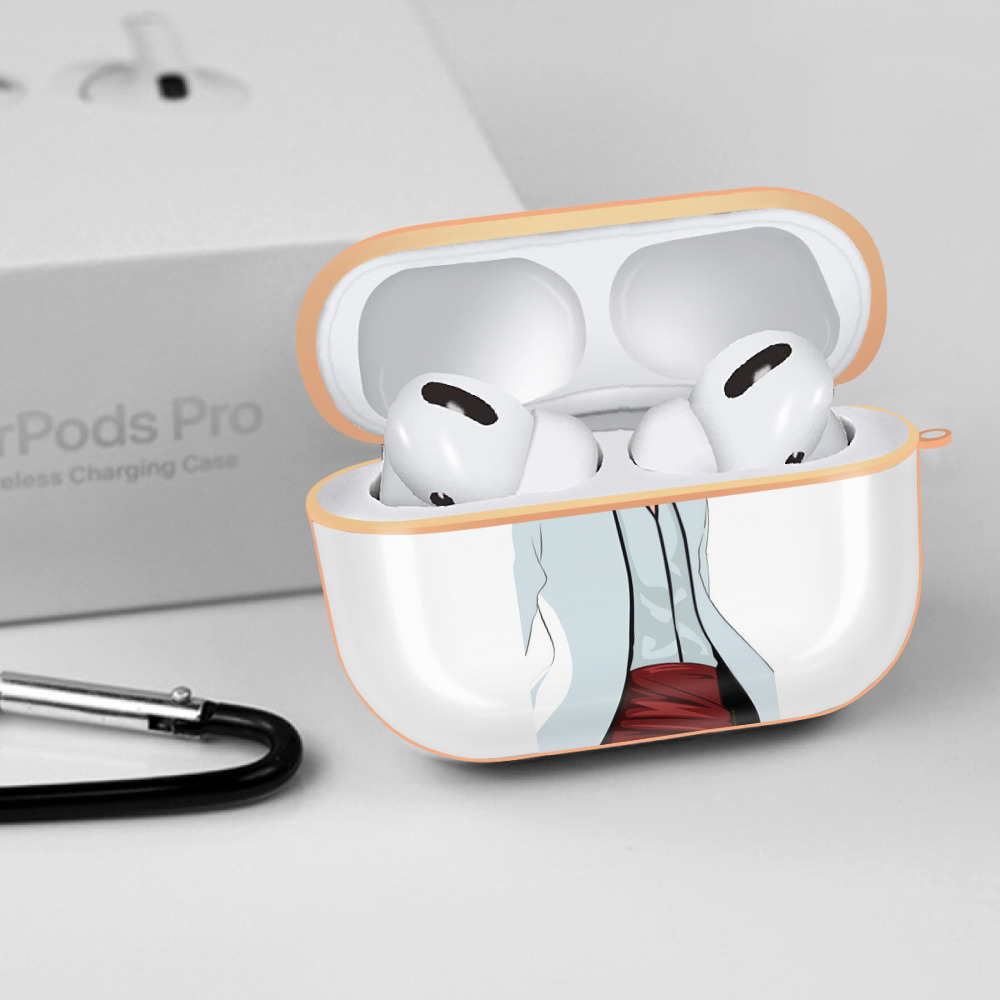 ブリーチ 藍染 惣右介（あいぜん そうすけ） BLEACH Aizen Sousuke 【AirPods Pro用】ハードシェル保護ケース｜耐衝撃・防指紋・カラビナ付き商品仕様