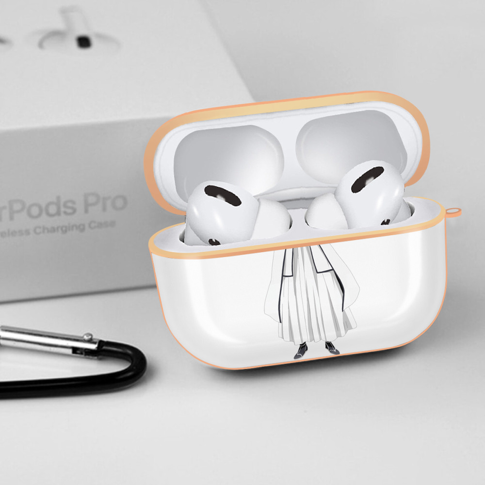 ブリーチ 藍染 惣右介（あいぜん そうすけ） BLEACH Aizen Sousuke 【AirPods Pro用】ハードシェル保護ケース｜耐衝撃・防指紋・カラビナ付き商品仕様